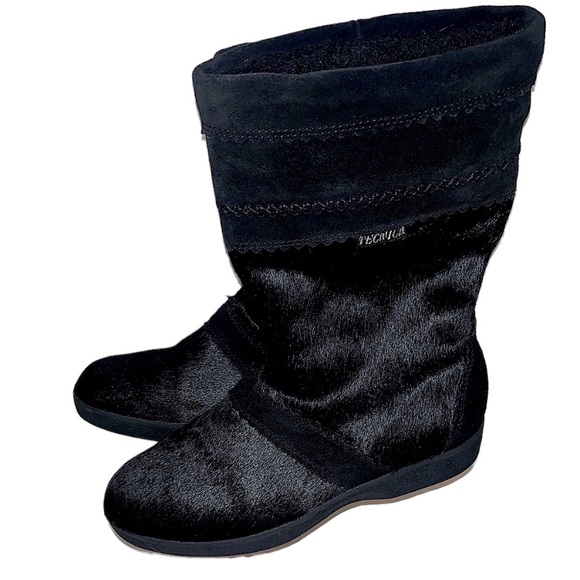 TecnicaWomen’s Italians boot’s Sz 41 Cortina Skandia Goat Fur Leather Ski